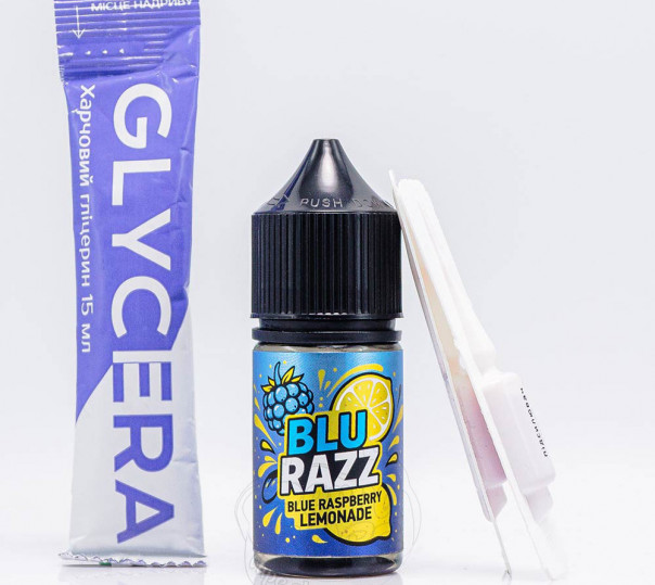 Рідина 3Ger LAUD Salt Blu Razz 30ml 50mg зі смаком лимонаду із блакитної малини (набір компонентів) Рідина 3Ger LAUD Salt Blu Razz 30ml 50mg зі смаком лимонаду із блакитної малини (набір компонентів)
