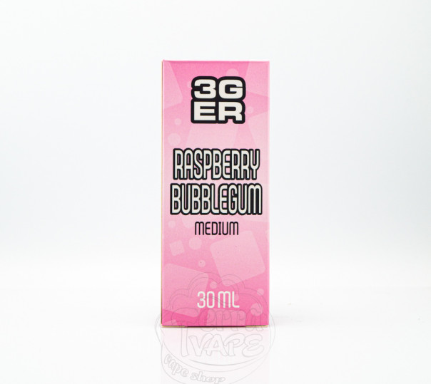 Жидкость 3Ger Salt Raspberry Bubblegum 30ml 50mg со вкусом малиновой жвачки (набор компонентов)