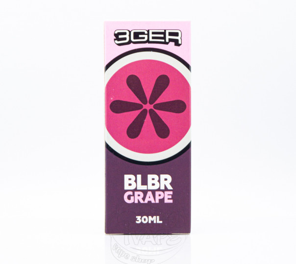 Жидкость 3Ger Salt Blackberry Grape 30ml 30mg со вкусом ежевики и винограда (набор компонентов)