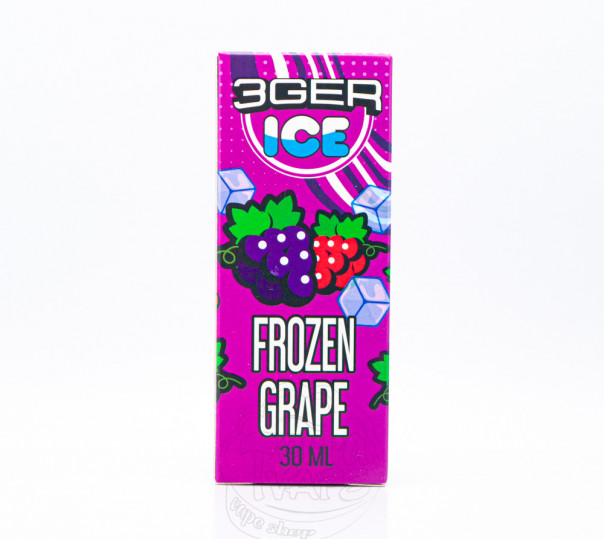 Набір для приготування рідини 3Ger Salt Frozen Grape 30ml 50mg зі смаком винограду з холодком (набір компонентів)