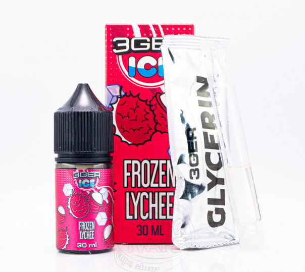 Жидкость 3Ger Salt Frozen Lychee 30ml 30mg со вкусом личи с холодком (набор компонентов)