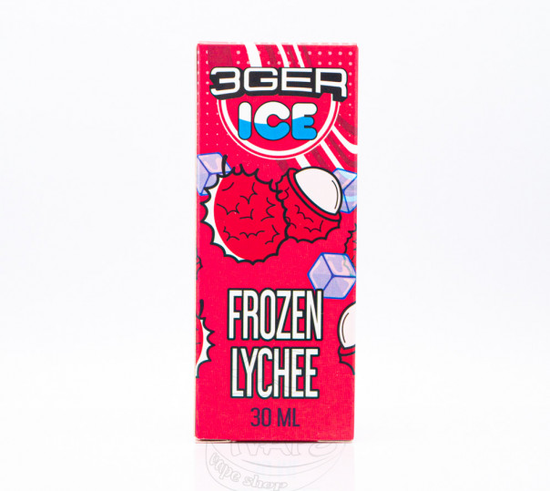 Жидкость 3Ger Salt Frozen Lychee 30ml 30mg со вкусом личи с холодком (набор компонентов)