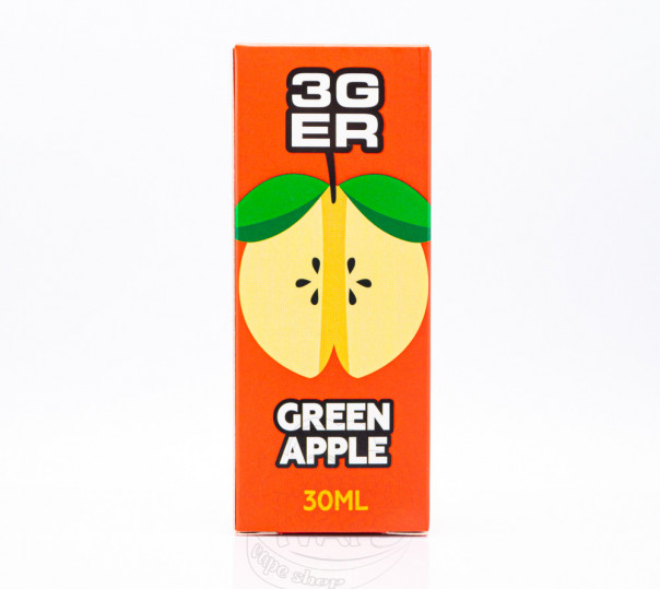 Набор для приготовления жидкости 3Ger Salt Green Apple 30ml 50mg со вкусом зеленого яблока (набор компонентов)