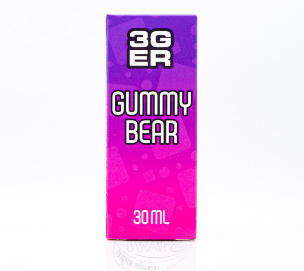 Жидкость 3Ger Salt Gummy Bear 30ml 50mg со вкусом желейных мишек (набор компонентов)