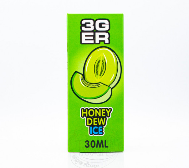 Рідина 3Ger Salt Honeydew Ice 30ml 30mg зі смаком дині з холодком (набір компонентів)