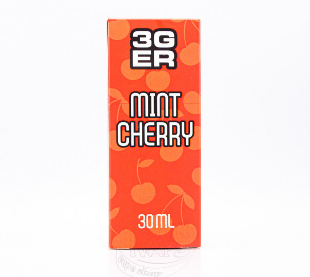 Рідина 3Ger Salt Mint Cherry 30ml 30mg зі смаком вишні з м'ятою (набір компонентів)