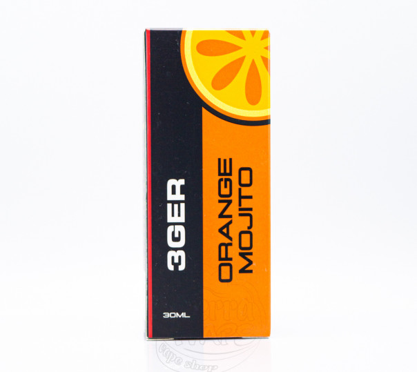 Рідина 3Ger Salt Orange Mojito 30ml 30mg зі смаком апельсинового мохіто (набір компонентів)