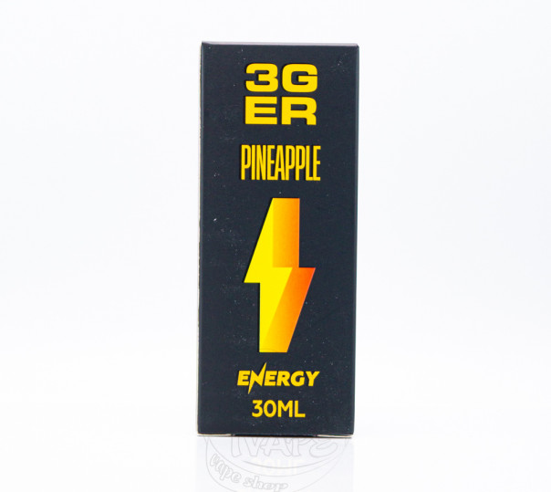 Рідина 3Ger Salt Pineapple Energy 30ml 30mg зі смаком ананасового енергетика (набір компонентів)