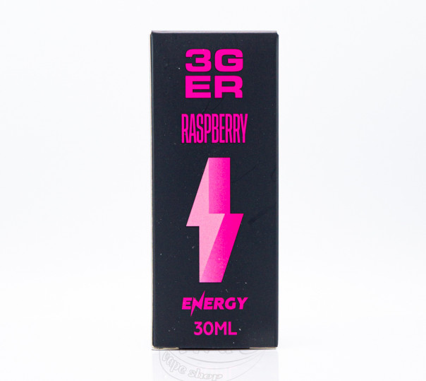 Жидкость 3Ger Salt Raspberry Energy 30ml 30mg со вкусом малинового энергетика (набор компонентов)