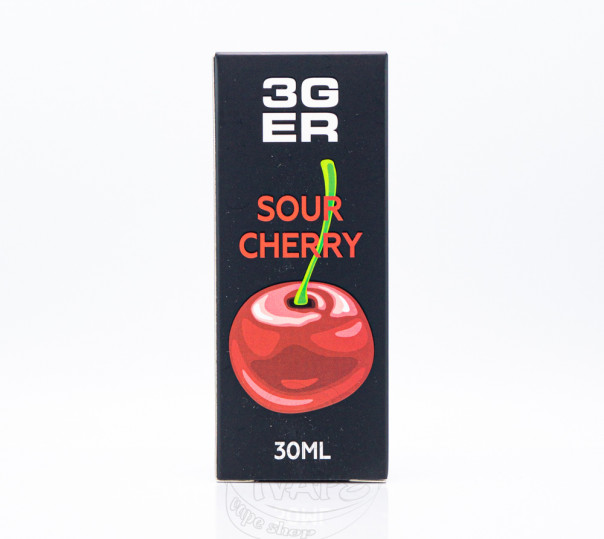 Рідина 3Ger Salt Sour Cherry 30ml 30mg зі смаком кислої вишні (набір компонентів)