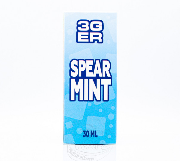 Рідина 3Ger Salt Spearmint 30ml 30mg зі смаком м'ятної жуйки (набір компонентів)