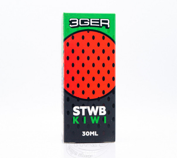 Жидкость 3Ger Salt Strawberry Kiwi 30ml 30mg со вкусом клубники и киви (набор компонентов)