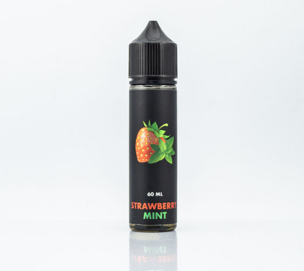 Жидкость 3Ger Organic Strawberry Mint 60ml 3mg на органическом никотине со вкусом клубники с мятой