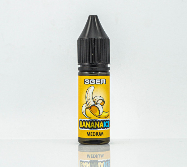 Жидкость 3Ger Salt Banana Ice 15ml 50mg на солевом никотине со вкусом банана с холодком