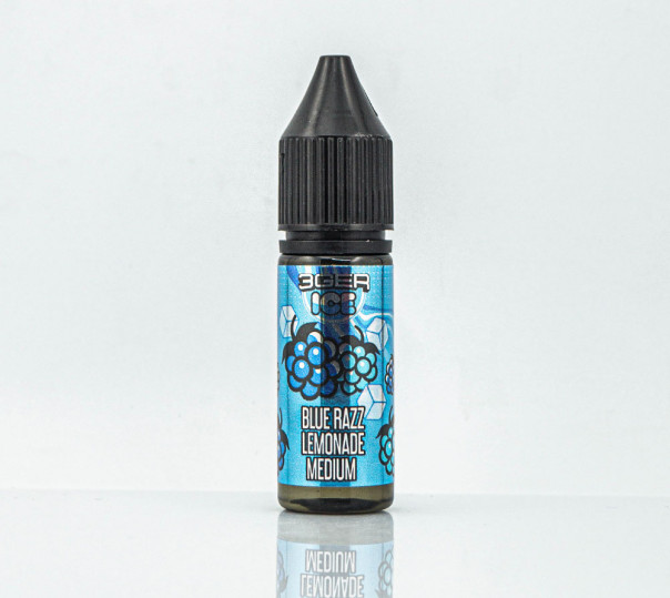 Рідина 3Ger Salt Blue Razz Lemonade 15ml 50mg на сольовому нікотині зі смаком лимонаду з блакитною малиною