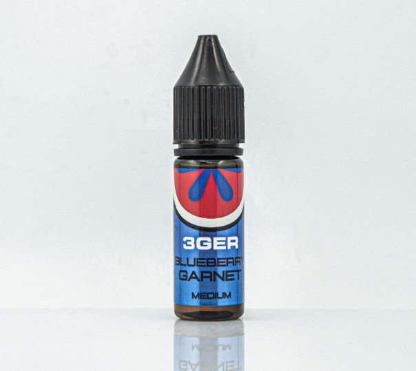 Рідина 3Ger Salt Blueberry Garnet 15ml 50mg на сольовому нікотині зі смаком чорниці та граната