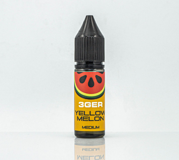 Рідина 3Ger Salt Yellow Melon 15ml 50mg на сольовому нікотині зі смаком дині та кавуна