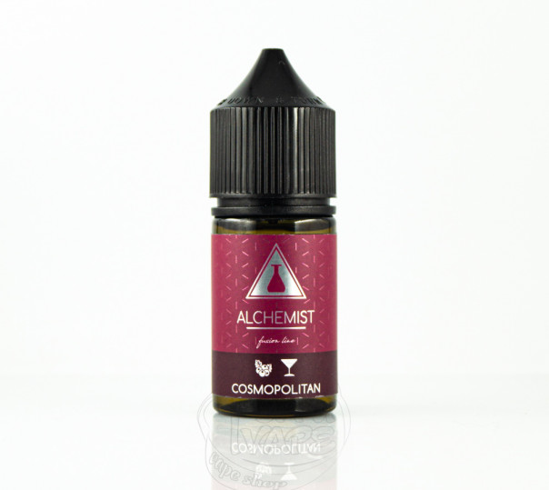 Рідина Alchemist Fusion Line Salt Cosmopolitan 30ml 50mg на сольовому нікотині зі смаком коктейлю Космополітан