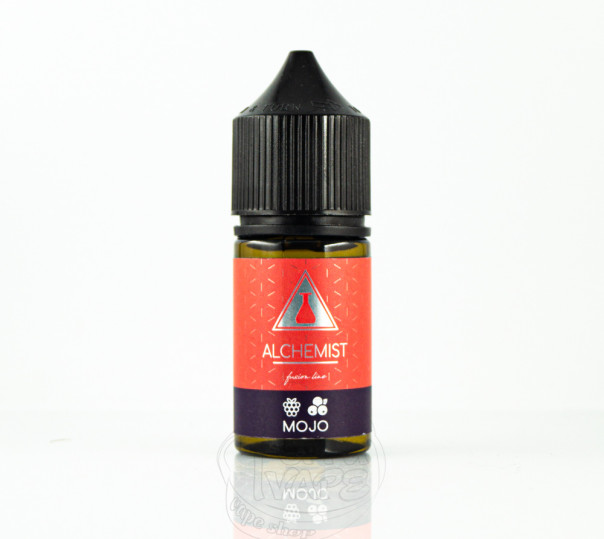 Жидкость Alchemist Fusion Line Salt Mojo 30ml 50mg на солевом никотине со вкусом малины и черники