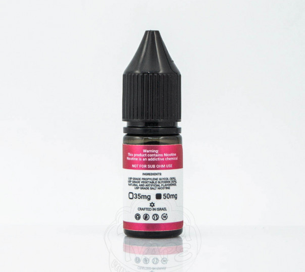 Жидкость Alchemist Salt Rasp Basil 10ml 35mg на солевом никотине со вкусом малины с базиликом