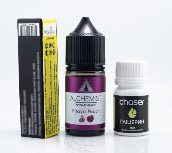 Рідина Alchemist Salt Pitaya Peach 30ml 50mg зі смаком пітайї та персика (набір компонентів)