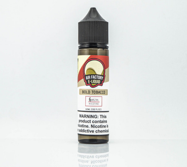 Рідина Air Factory Organic Bold Tobacco 60ml 6mg на органічному нікотині