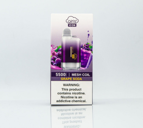 Airis Icon 5500 Grape Soda (Виноградная содовая) Одноразовый POD