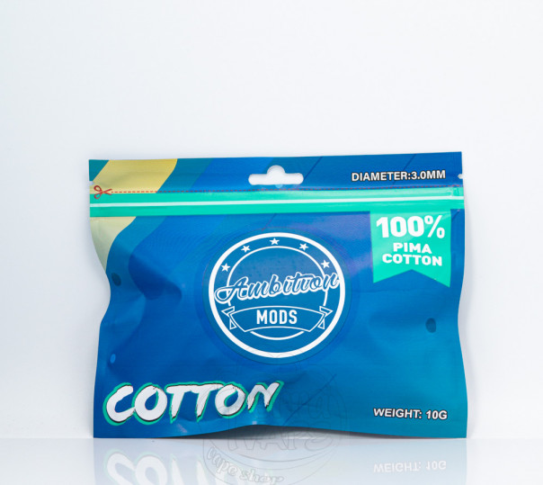 Вата для вейпа Ambition Mods Cotton (3mm/2.5mm)