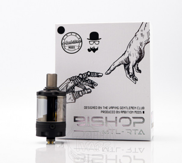 Ambition Mods Bishop MTL RTA 4ml Обслуживаемый бак