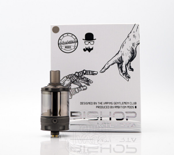 Ambition Mods Bishop MTL RTA 4ml Обслуживаемый бак