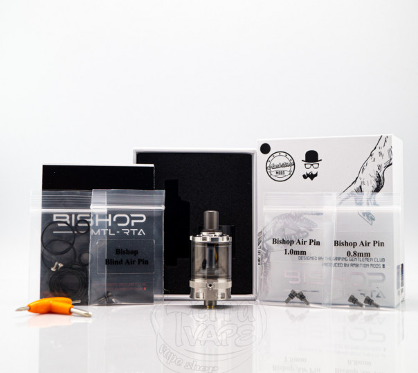 Ambition Mods Bishop MTL RTA 4ml Обслуживаемый бак