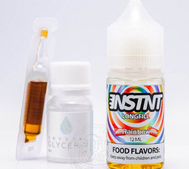 Жидкость INSTNT Salt Rainbow 30ml 50mg со вкусом фруктово-ягодного микса (набор компонентов)