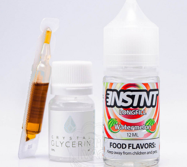 Жидкость INSTNT Salt Watermelon 30ml 50mg со вкусом арбуза (набор компонентов)