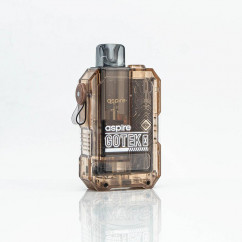 Aspire GoTek X Pod System Kit 650mAh Translucent Amber Багаторазова POD-система