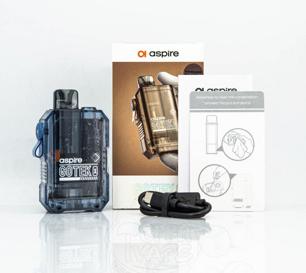 Aspire GoTek X Pod System Kit 650mAh Багаторазова POD система