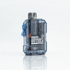 Aspire GoTek X Pod System Kit 650mAh Translucent Royal Blue Багаторазова POD-система