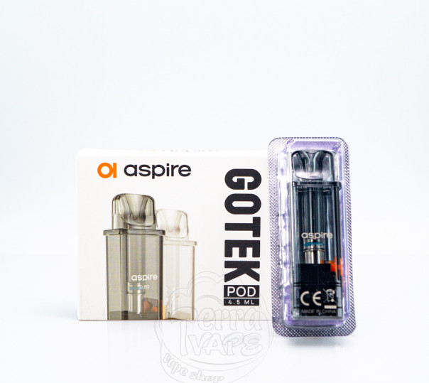 Картридж Aspire GoTek Pod Cartridge для многоразовой POD системы Gotek X, S, Pro, X 2 Kit 4.5ml