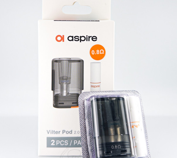 Картридж Aspire Vilter Pod 2ml 0.8 Ом для многоразовой POD системы Vilter/2/S/Fun Pod