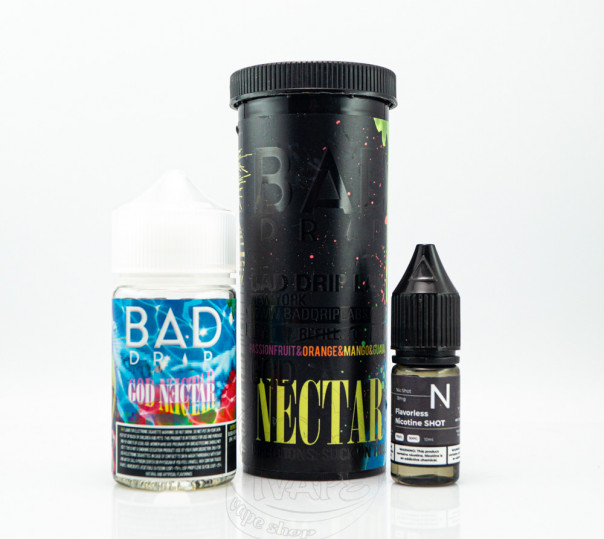 Рідина Bad Drip Organic Shortfill God Nectar 60ml 3mg на органічному нікотині