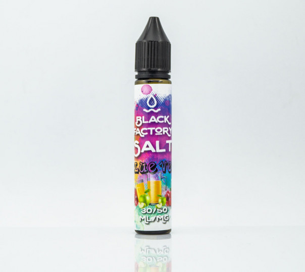 Жидкость Black Factory Salt Blue Veil 25mg 30ml на солевом никотине со вкусом яблочно-клюквенного сока