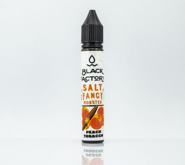 Рідина Fancy Monster Salt Peach Tobacco 25mg 30ml на сольовому нікотині зі смаком тютюну з персиком