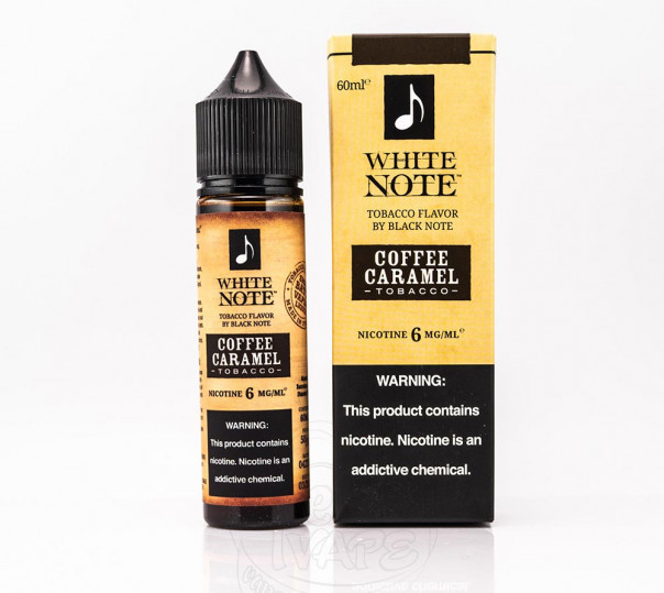 Жидкость White Note Organic Coffee Caramel 60ml 6mg на органическом никотине