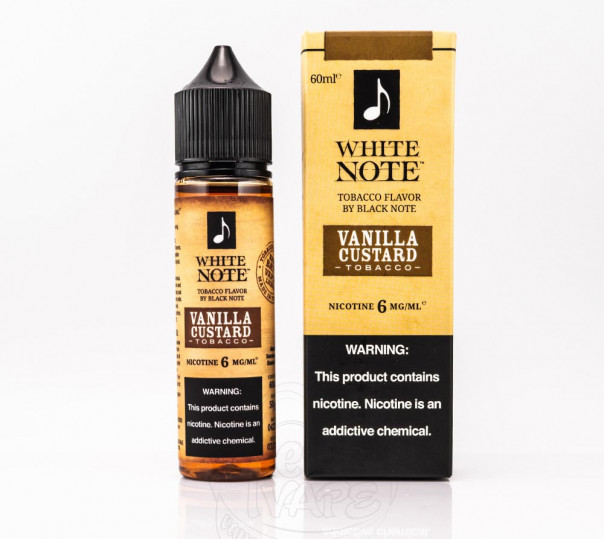 Рідина White Note Organic Vanilla Custard 60ml 3mg на органічному нікотині