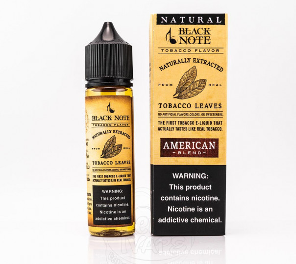 Жидкость Black Note Organic American Blend 60ml 6mg на органическом никотине