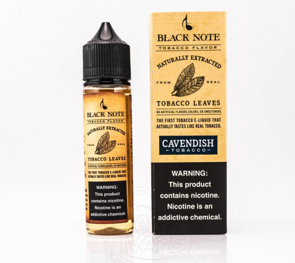 Рідина Black Note Organic Cavendish 60ml 6mg на органічному нікотині