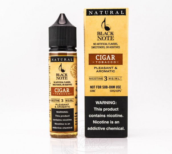 Жидкость Black Note Organic Cigar 60ml 6mg на органическом никотине