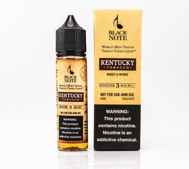 Жидкость Black Note Organic Kentucky 60ml 6mg на органическом никотине