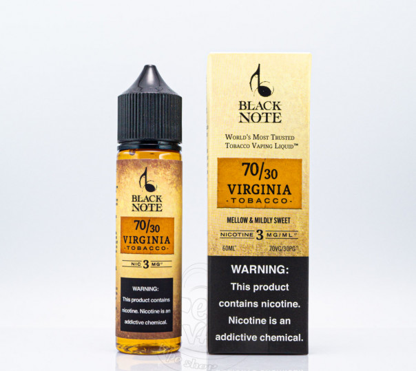 Жидкость Black Note Organic Virginia 60ml 6mg на органическом никотине