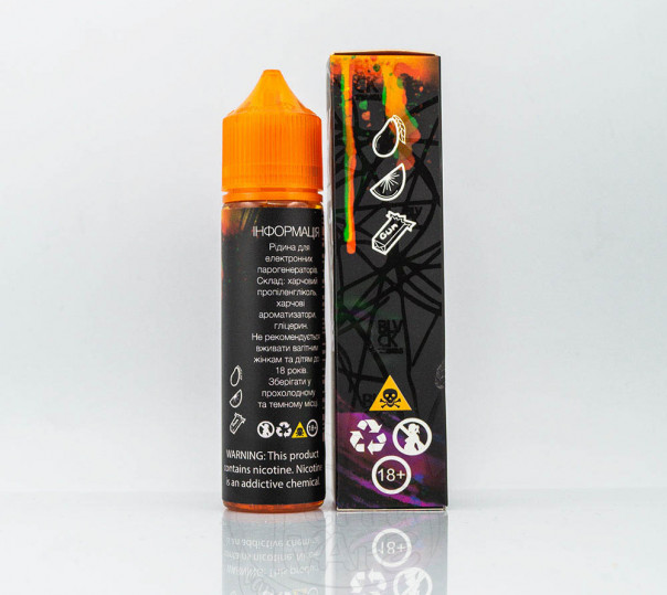 Рідина Black Triangle Organic Citrus Gum 60ml 0mg без нікотину зі смаком цитрусової жуйки