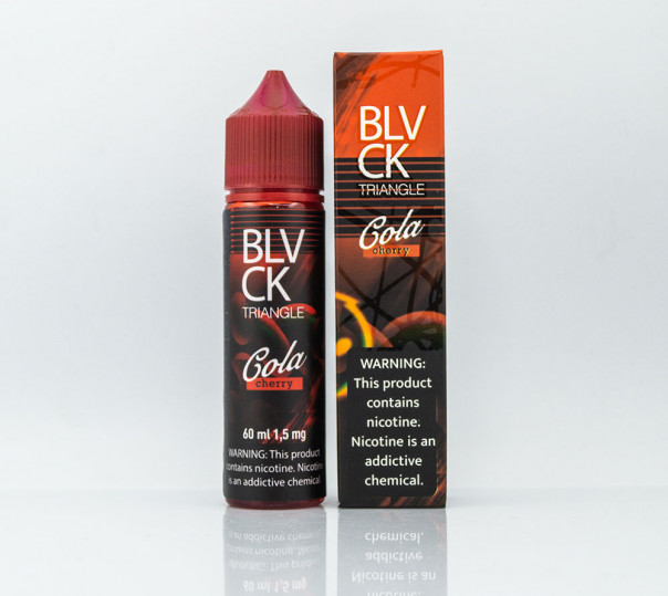 Жидкость Black Triangle Organic Cola Cherry 60ml 0mg без никотина со вкусом вишневой колы